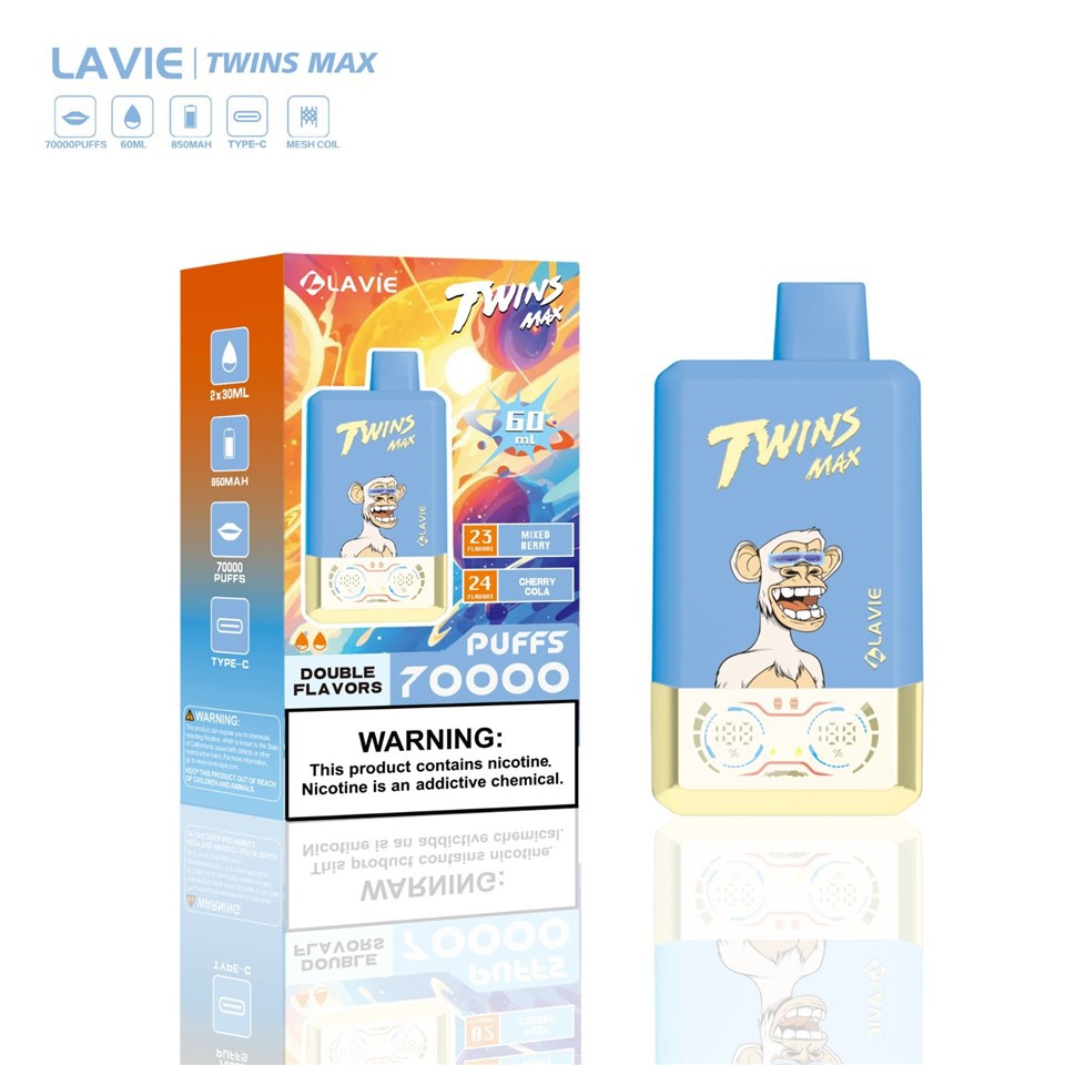 TWINS MAX Double Flavor Vape 60000 Puffs